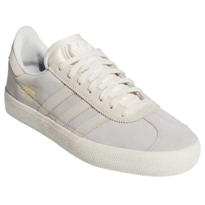 Adidas Gazelle Adv “Grey Two Chalk White Gold Metallic”