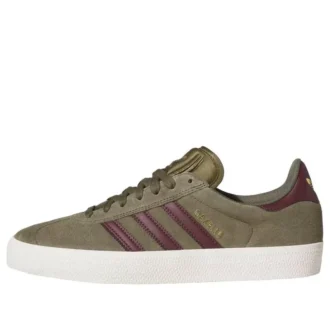 Adidas Gazelle Adv “Olive Strata Maroon”