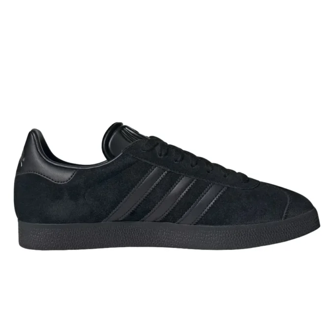 Adidas Gazelle “All Black Silver Metallic”