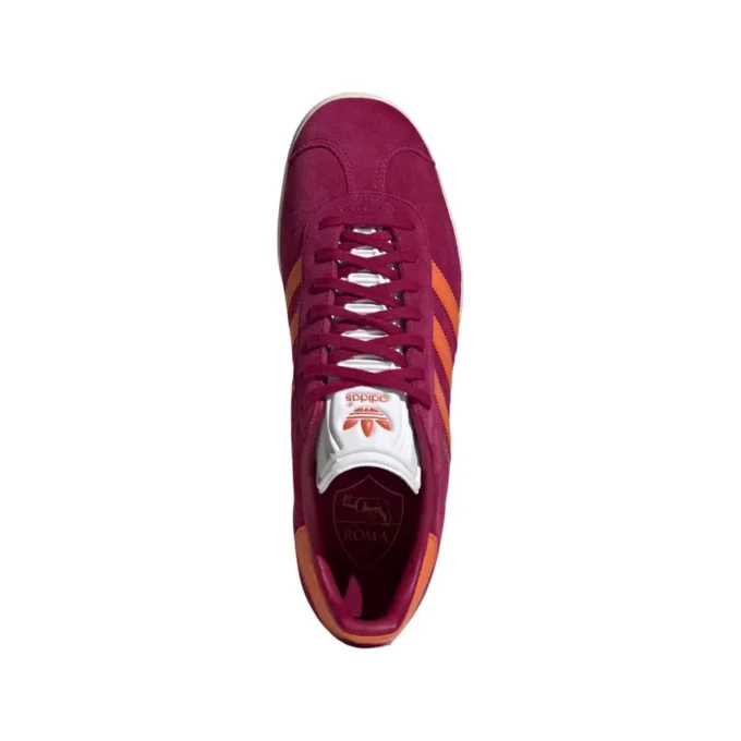 Adidas Gazelle as Roma “Maroon Orange”
