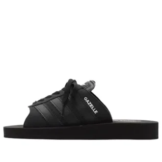 Adidas Gazelle Beach Slides “Core Black”