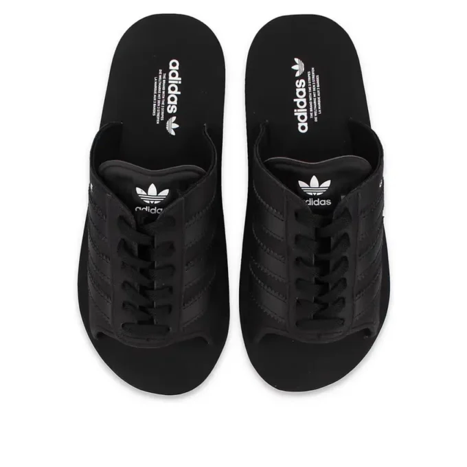 Adidas Gazelle Beach Slides “Core Black”