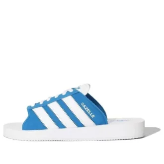 Adidas Gazelle Beach Slides “White Blue” Adidas Gazelle Beach Slides “White Blue”