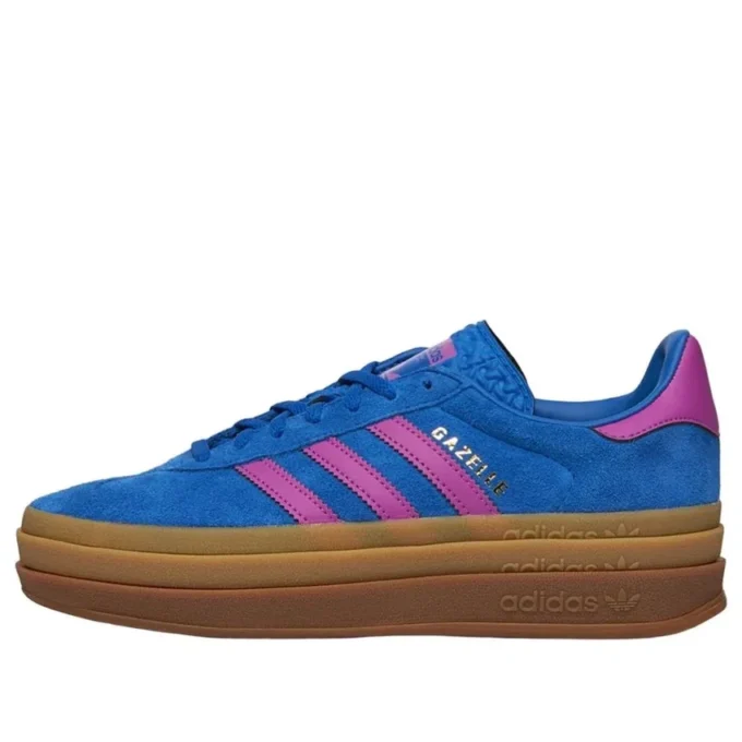 Adidas Gazelle Bold “Bold Blue Lucid Pink”
