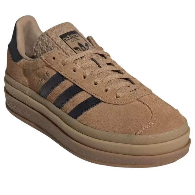 Adidas Gazelle Bold “Cardboard Black Gum”