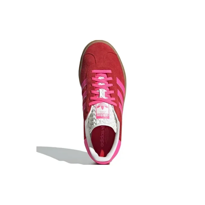 Adidas Gazelle Bold “Collegiate Red Lucid Pink”