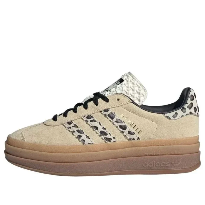 Adidas Gazelle Bold “Cream Black Leopard”