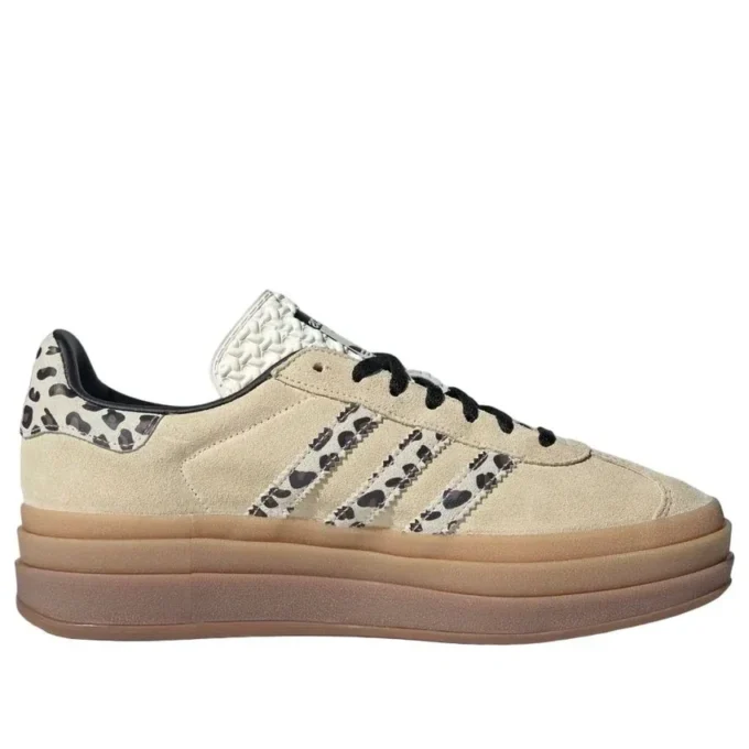 Adidas Gazelle Bold “Cream Black Leopard”