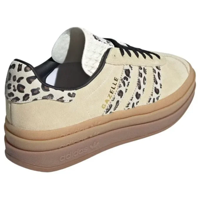 Adidas Gazelle Bold “Cream Black Leopard”