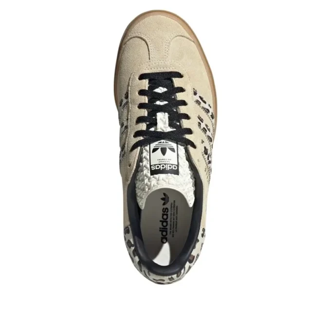 Adidas Gazelle Bold “Cream Black Leopard”