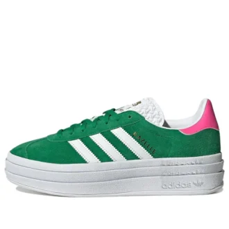 Adidas Gazelle Bold “Green Lucid Pink”