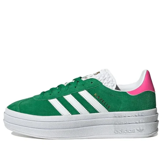Adidas Gazelle Bold “Green Lucid Pink”