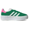 Adidas Gazelle Bold “Green Lucid Pink”