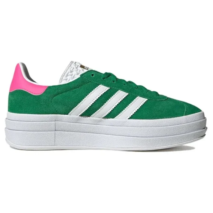 Adidas Gazelle Bold “Green Lucid Pink”
