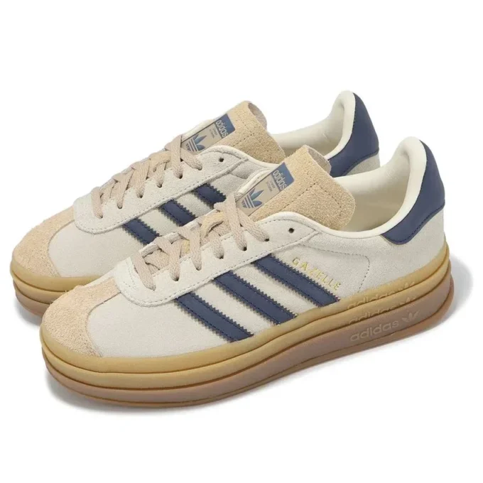 Adidas Gazelle Bold “Night Indigo Magic Beige”