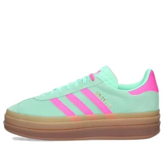 Adidas Gazelle Bold “Pulse Mint Screaming Pink”