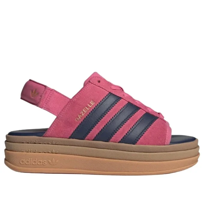 Adidas Gazelle Bold Sandal “Pink Fusion Shadow Navy”