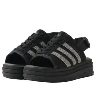Adidas Gazelle Bold Sandalen “Black Silver”
