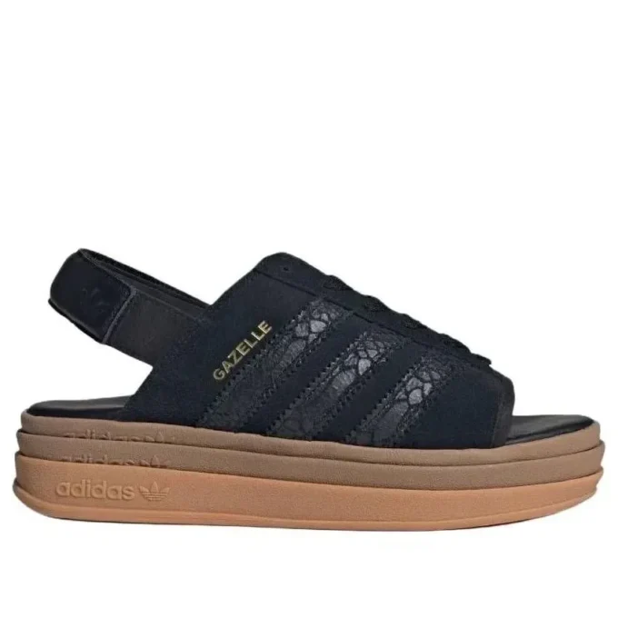 Adidas Gazelle Bold Sandalen “Core Black Snakeskin”