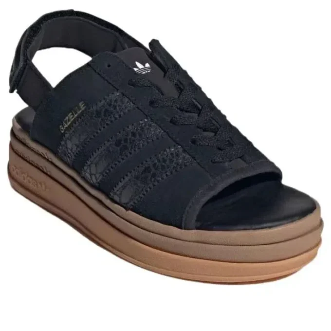 Adidas Gazelle Bold Sandalen “Core Black Snakeskin”