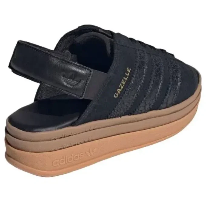 Adidas Gazelle Bold Sandalen “Core Black Snakeskin”