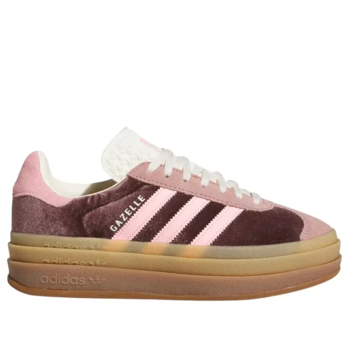 Adidas Gazelle Bold “Shadow Brown Glow Pink”