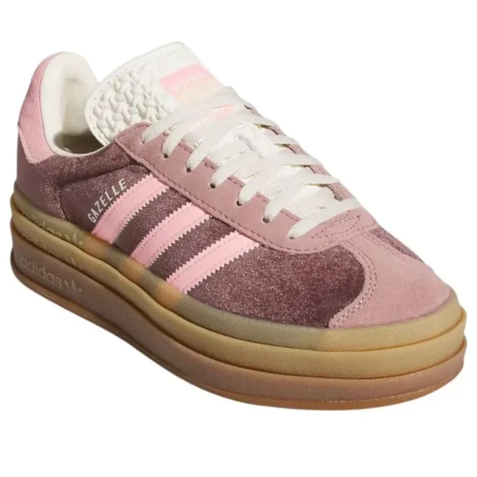 Adidas Gazelle Bold “Shadow Brown Glow Pink”