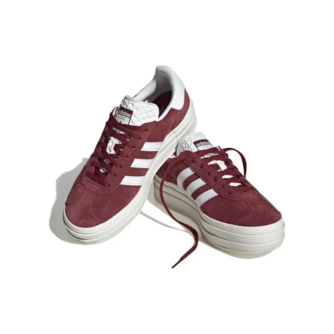 Adidas Gazelle Bold “Shadow Red White”