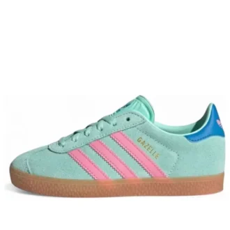 Adidas Gazelle “Clear Mint Bliss Pink Blue”