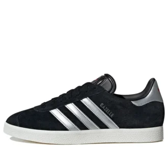 Adidas Gazelle “Core Black Silver Metallic”