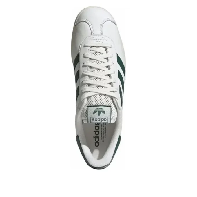 Adidas Gazelle “Core White Collegiate Green Cream White”