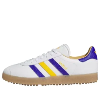 Adidas Gazelle Golf Le “Cloud White Lucid Blue Yellow”