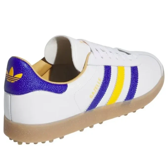 Adidas Gazelle Golf Le “Cloud White Lucid Blue Yellow”