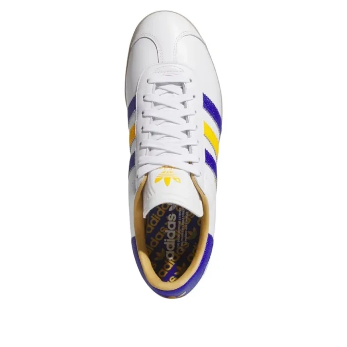 Adidas Gazelle Golf Le “Cloud White Lucid Blue Yellow”