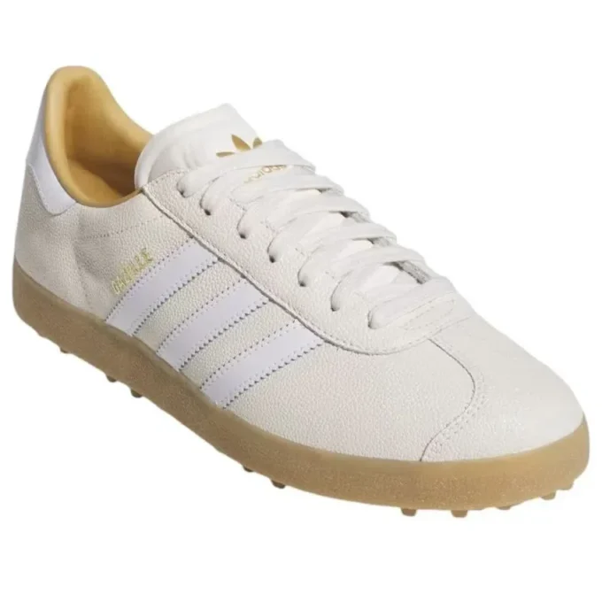 Adidas Gazelle Golf Lux “Chalk White Gum”