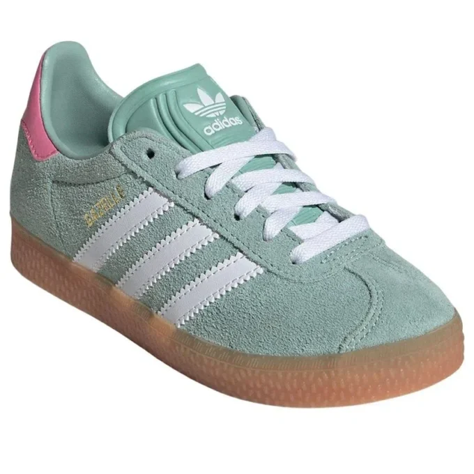 Adidas Gazelle “Hazy Green White Pink”