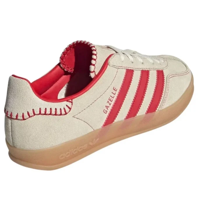 Adidas Gazelle Indoor “Beige Better Scarlet Cream White”