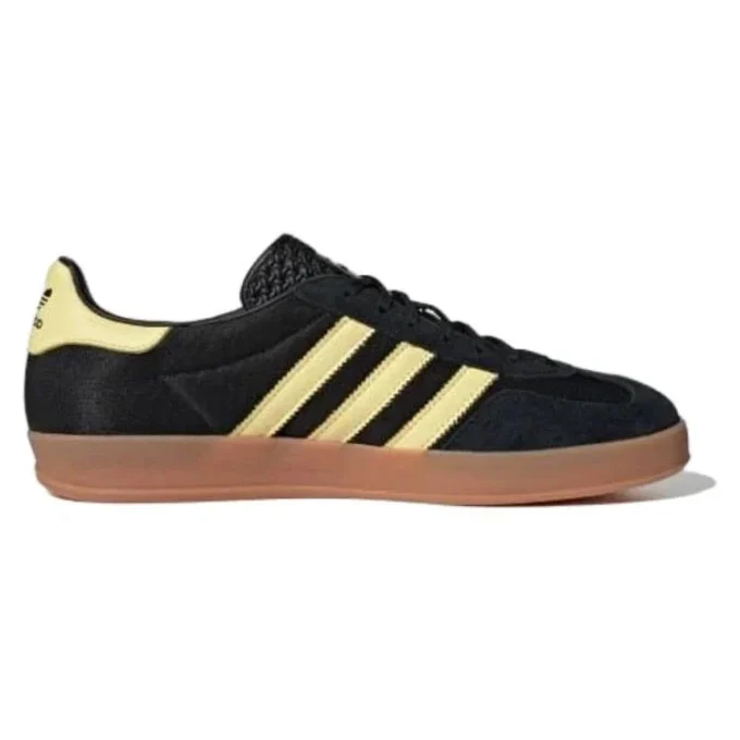 Adidas Gazelle Indoor “Black Almost Yellow Gum”
