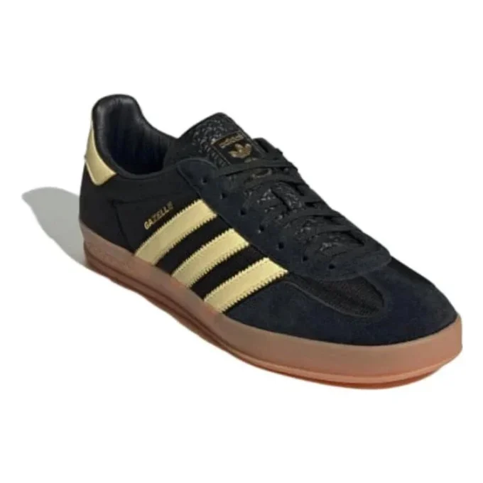 Adidas Gazelle Indoor “Black Almost Yellow Gum”