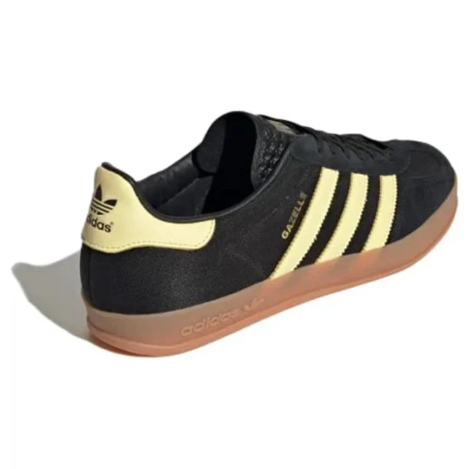 Adidas Gazelle Indoor “Black Almost Yellow Gum”