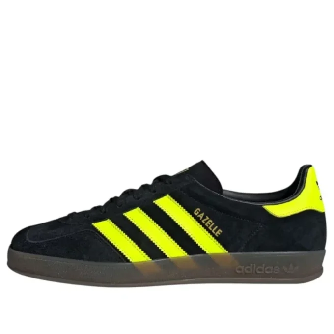 Adidas Gazelle Indoor “Black Solar Yellow”