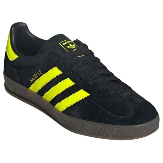 Adidas Gazelle Indoor “Black Solar Yellow”