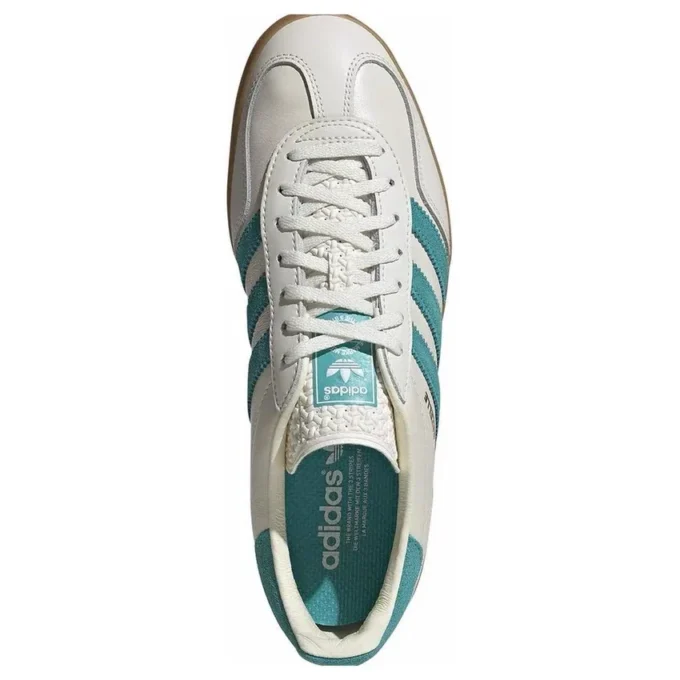 Adidas Gazelle Indoor “Chalk White Turquoise”