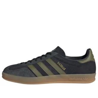 Adidas Gazelle Indoor “Core Black Focus Olive”
