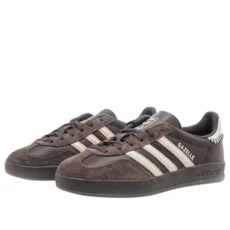 Adidas Gazelle Indoor “Dark Brown Wonder White”