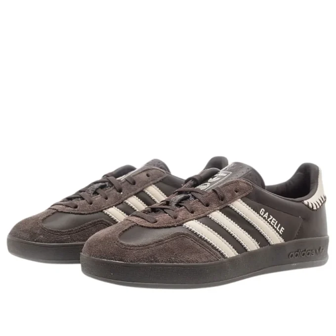Adidas Gazelle Indoor “Dark Brown Wonder White”