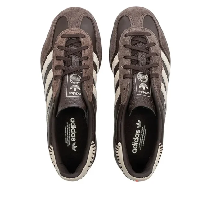 Adidas Gazelle Indoor “Dark Brown Wonder White”