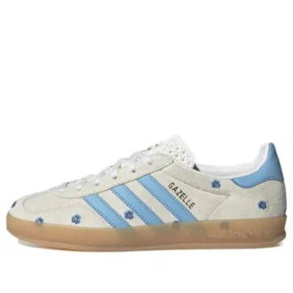 Adidas Gazelle Indoor Floral “Wit Blauw”
