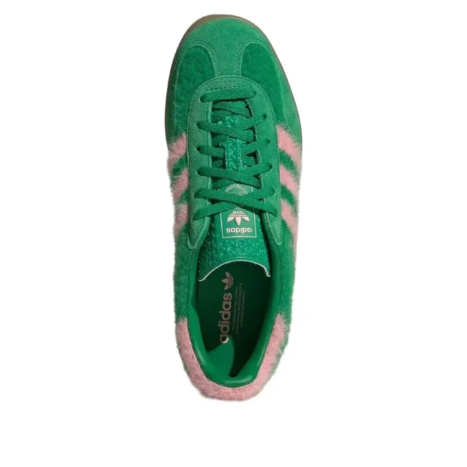 Adidas Gazelle Indoor Furry “Green Pink”