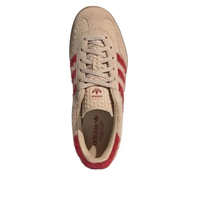 Adidas Gazelle Indoor Furry “Tan Red”